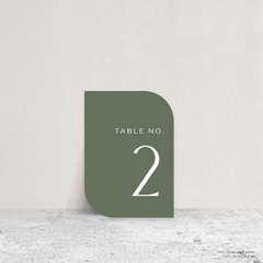 Abbie: Wedding Table Number