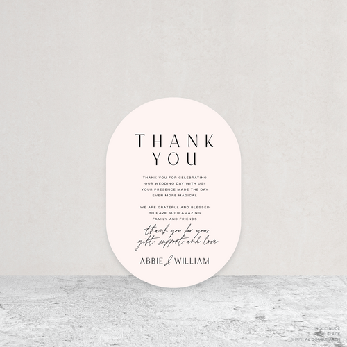 Abbie: Wedding Thank You Card