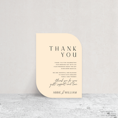 Abbie: Wedding Thank You Card