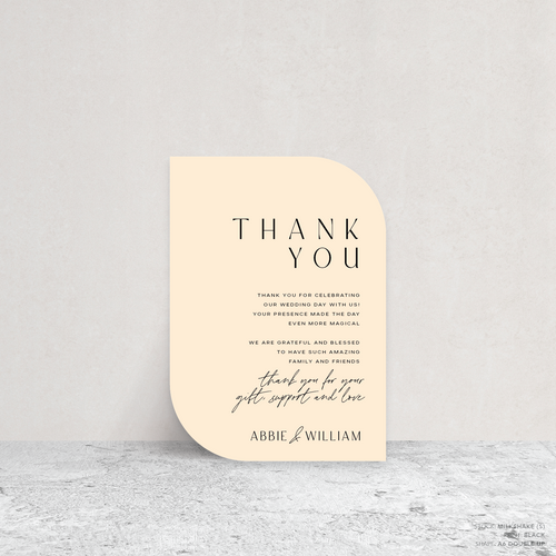 Abbie: Wedding Thank You Card