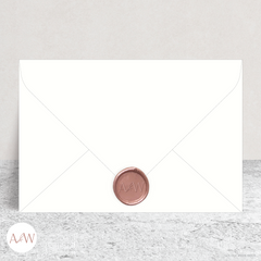 Abbie: Wedding Wax Seal Sticker