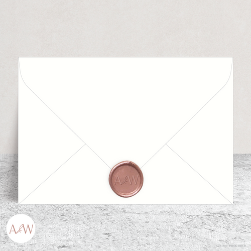 Abbie: Wedding Wax Seal Sticker