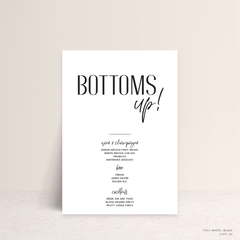 Be My Baby: Wedding Bar Sign