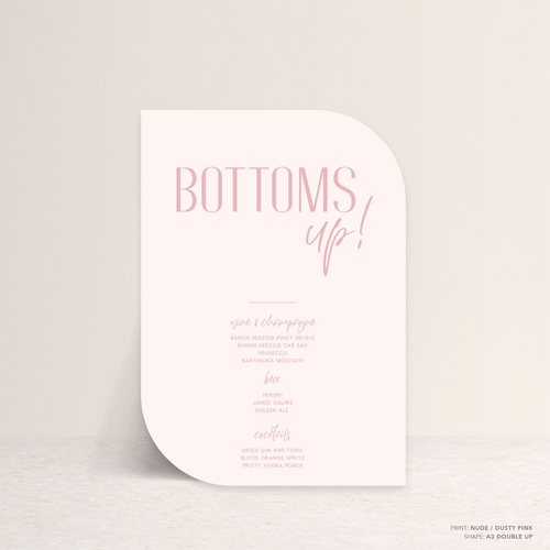 Be My Baby: Wedding Bar Sign