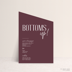 Be My Baby: Wedding Bar Sign