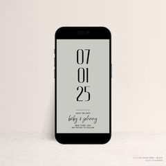 Be My Baby: Digital Wedding Save The Date