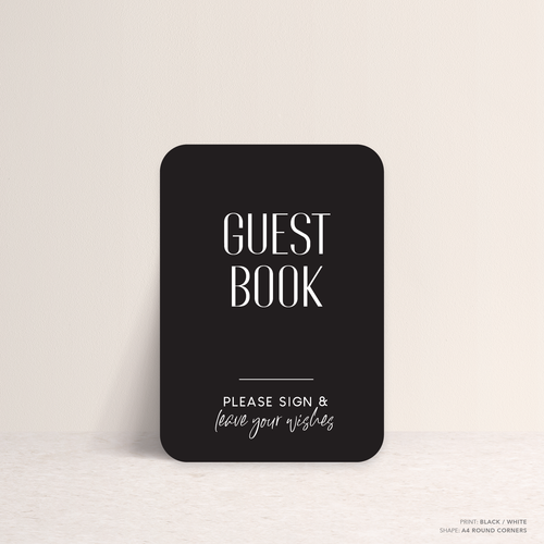 Be My Baby: Wedding Info Sign