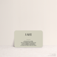 Be My Baby: Wedding Note Card