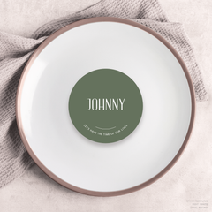 Be My Baby: Wedding Place Card