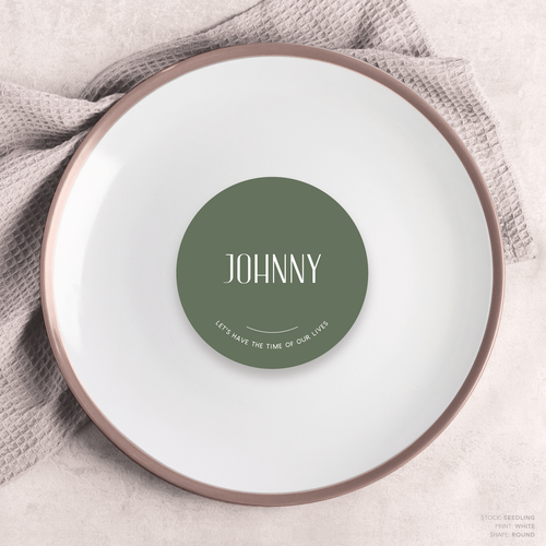 Be My Baby: Wedding Place Card