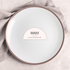 Be My Baby: Wedding Place Card