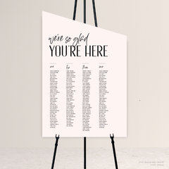 Be My Baby: Wedding Seating Chart