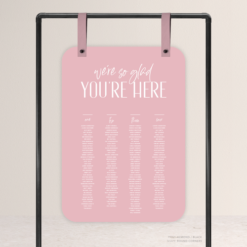 Be My Baby: Wedding Seating Chart