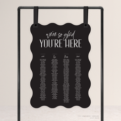 Be My Baby: Wedding Seating Chart