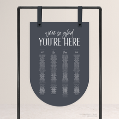 Be My Baby: Wedding Seating Chart