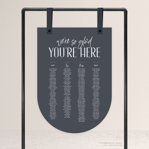 Be My Baby: Wedding Seating Chart