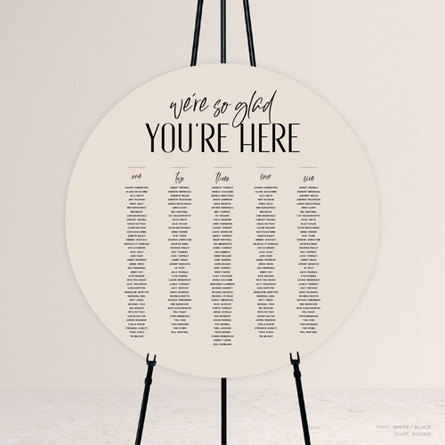 Be My Baby: Wedding Seating Chart