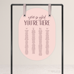 Be My Baby: Wedding Seating Chart