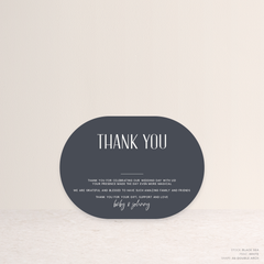 Be My Baby: Wedding Thank You Card