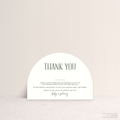 Be My Baby: Wedding Thank You Card