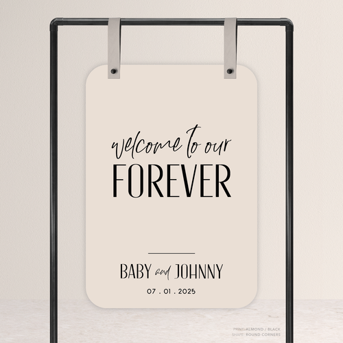 Be My Baby: Wedding Welcome Sign