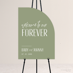 Be My Baby: Wedding Welcome Sign