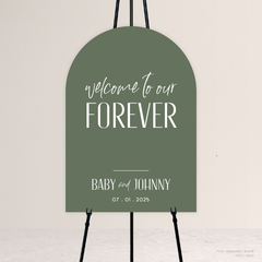 Be My Baby: Wedding Welcome Sign