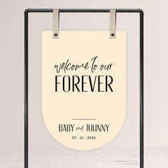 Be My Baby: Wedding Welcome Sign