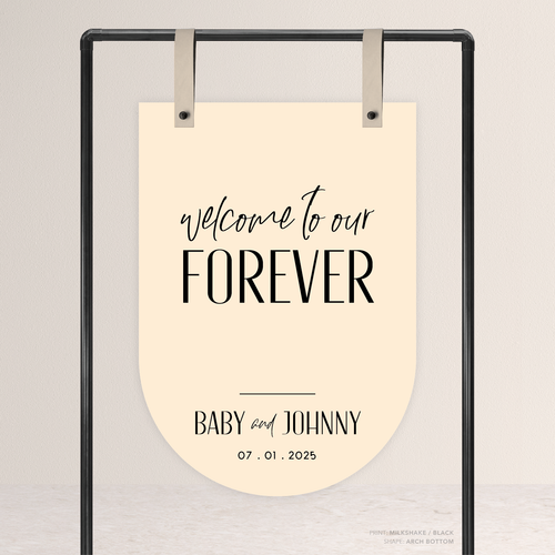 Be My Baby: Wedding Welcome Sign