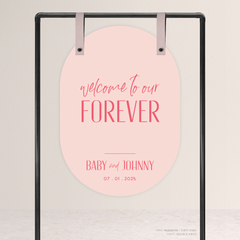Be My Baby: Wedding Welcome Sign