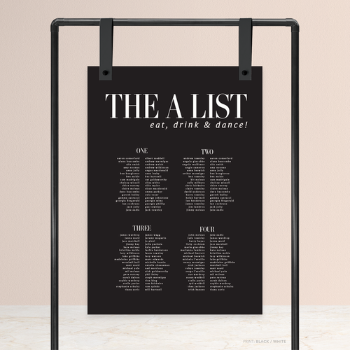 Claire: Wedding Seating Chart