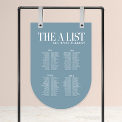 Claire: Wedding Seating Chart