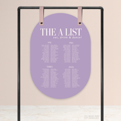 Claire: Wedding Seating Chart