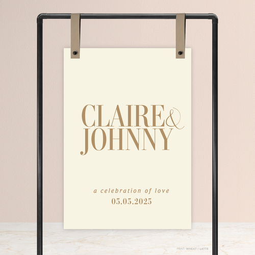 Claire: Wedding Welcome Sign