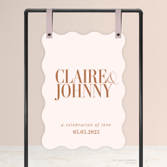 Claire: Wedding Welcome Sign