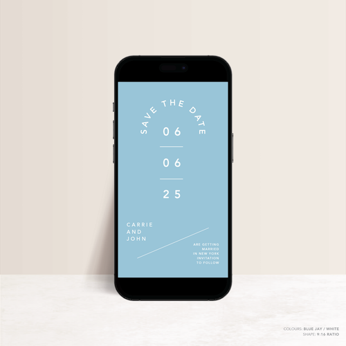 Cosmopolitan: Digital Wedding Save The Date