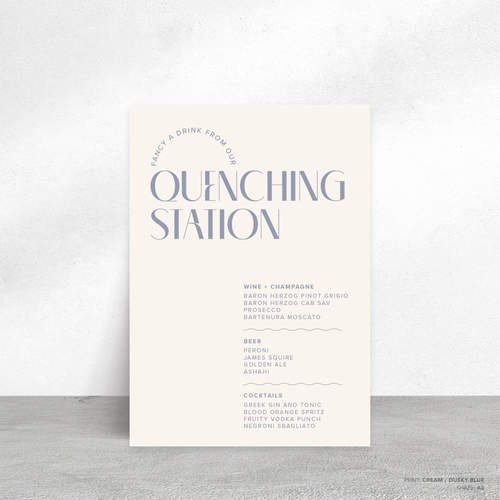 Edward: Wedding Bar Sign