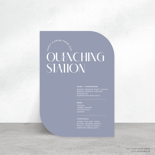 Edward: Wedding Bar Sign