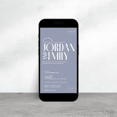 Edward: Digital Wedding Invitation