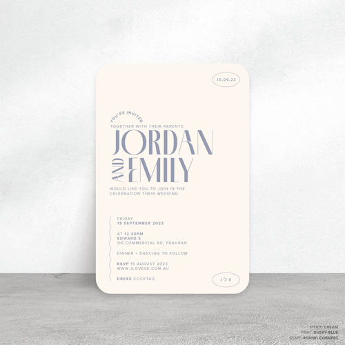 Edward: Wedding Invitation