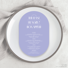 Edward: Wedding Menu Card