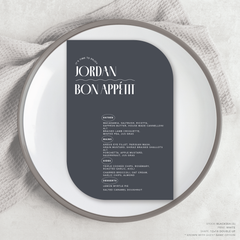 Edward: Wedding Menu Card