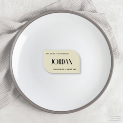 Edward: Wedding Place Card