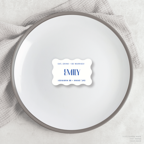 Edward: Wedding Place Card