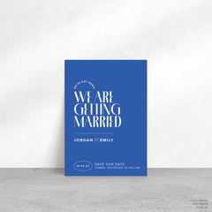 Edward: Wedding Save The Date Card