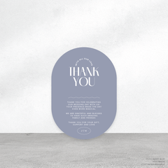 Edward: Wedding Thank You Card