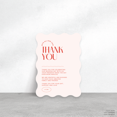 Edward: Wedding Thank You Card