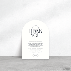 Edward: Wedding Thank You Card
