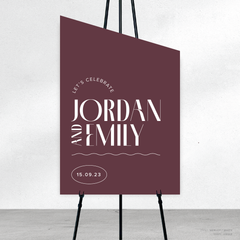 Edward: Wedding Welcome Sign