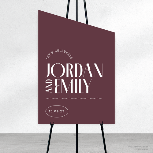 Edward: Wedding Welcome Sign